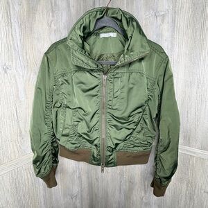 Vince Satin Bomber Jacket